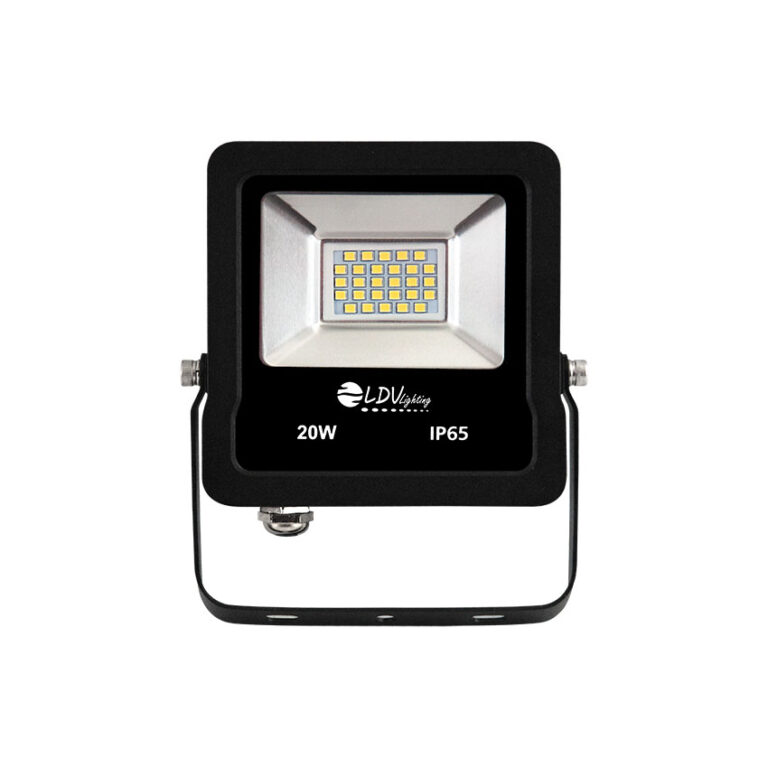 PROYECTOR LED SMD 20w 1800lm 6000K 120º IP65 NEGRO LDVLighting