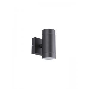 APLIQUE LED EXTERIOR LAGOS 2XGU10 NEGRO