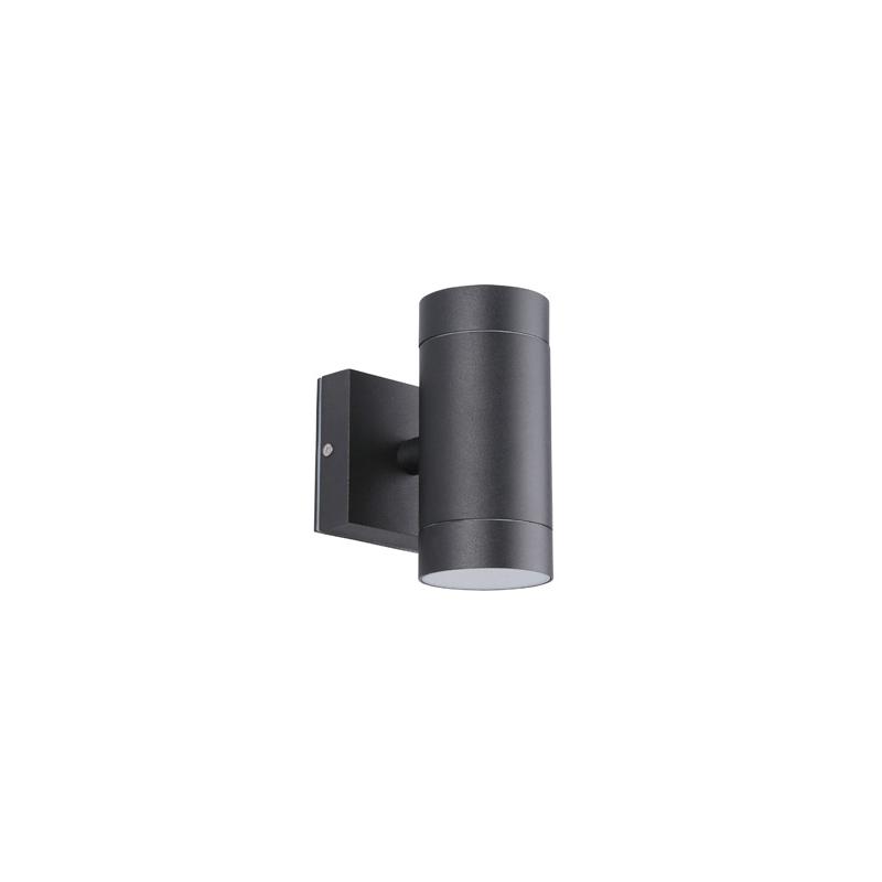 APLIQUE LED EXTERIOR LAGOS 2XGU10 NEGRO