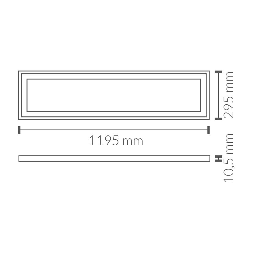 PANEL-LED-AMSTRONG-MEDIDAS-120X30