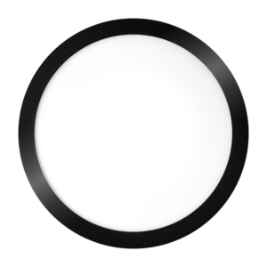 Downlight empotrable redondo 24W negro